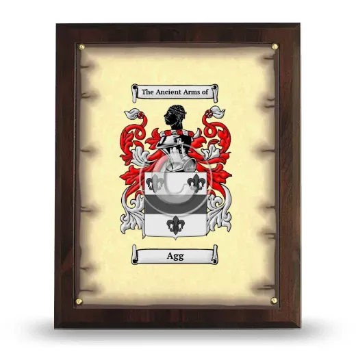 Agg Coat of Arms Plaque