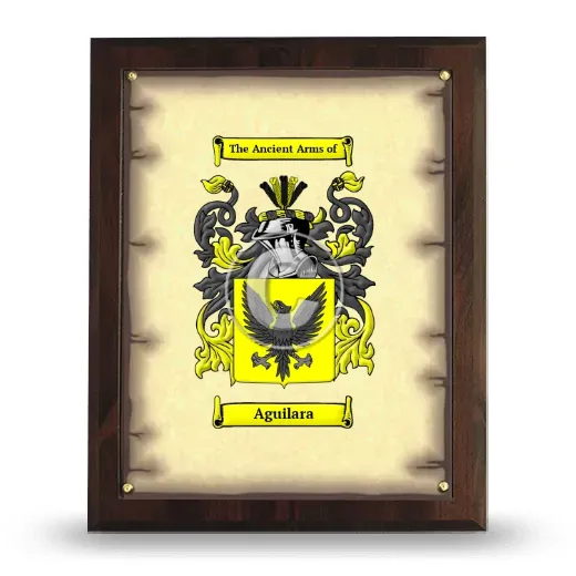 Aguilara Coat of Arms Plaque