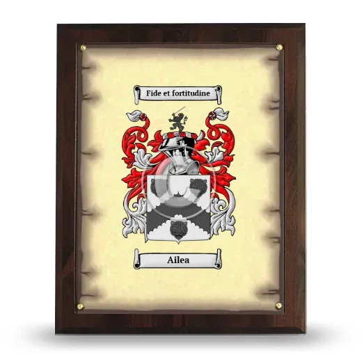 Ailea Coat of Arms Plaque
