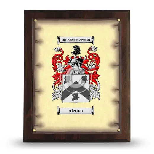 Alerton Coat of Arms Plaque