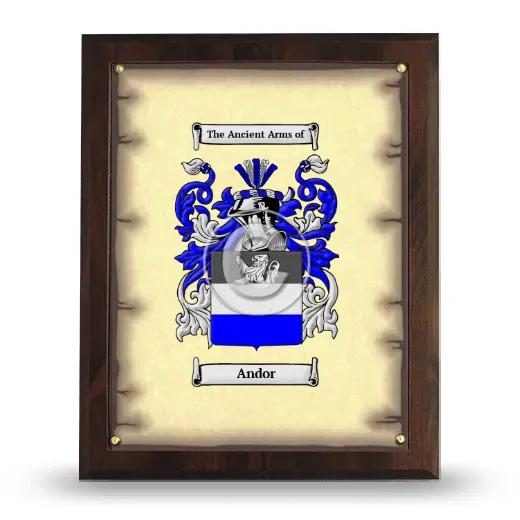 Andor Coat of Arms Plaque