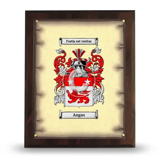 Angas Coat of Arms Plaque