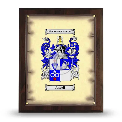 Angell Coat of Arms Plaque