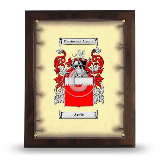 Arcle Coat of Arms Plaque