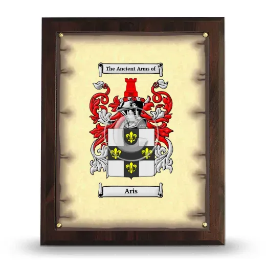 Aris Coat of Arms Plaque