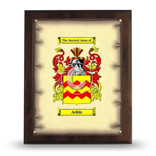 Arkin Coat of Arms Plaque