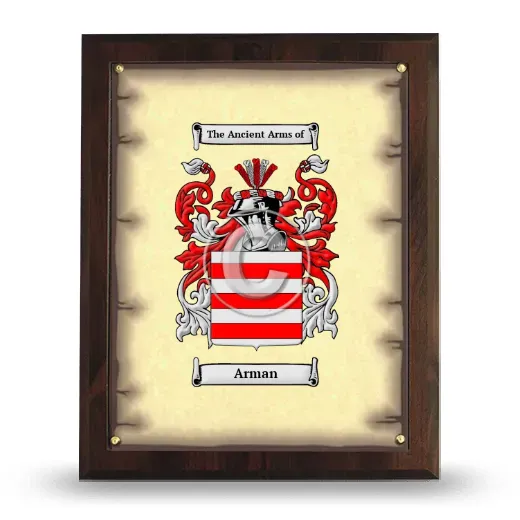 Arman Coat of Arms Plaque