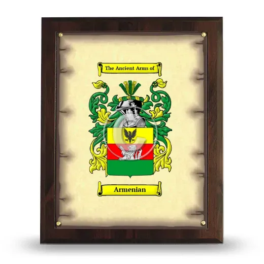Armenian Coat of Arms Plaque