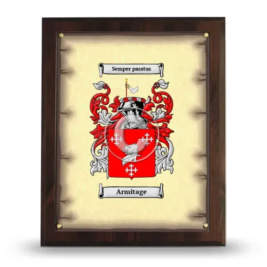 Armitage Coat of Arms Plaque