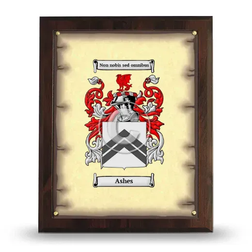 Ashes Coat of Arms Plaque