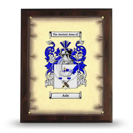 Asis Coat of Arms Plaque