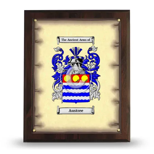 Austree Coat of Arms Plaque