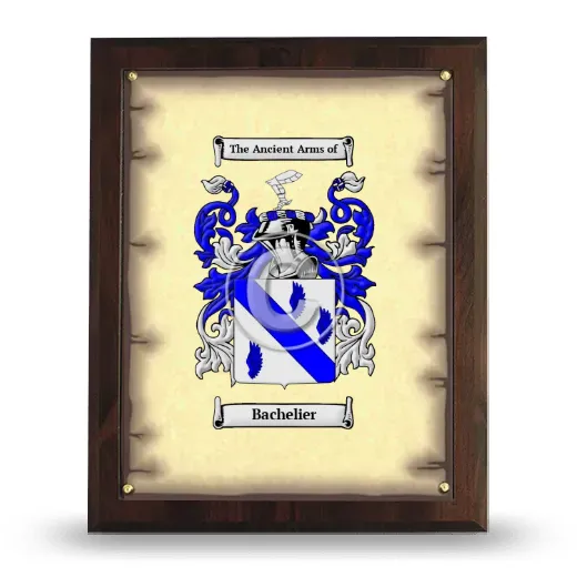 Bachelier Coat of Arms Plaque
