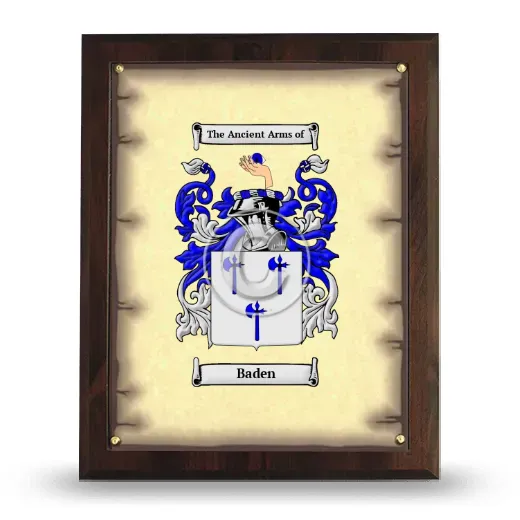 Baden Coat of Arms Plaque