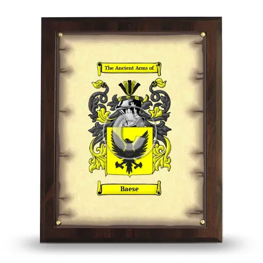 Baese Coat of Arms Plaque