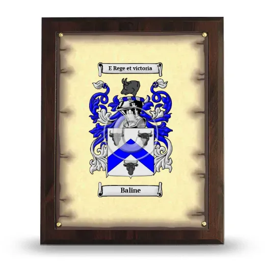 Baline Coat of Arms Plaque