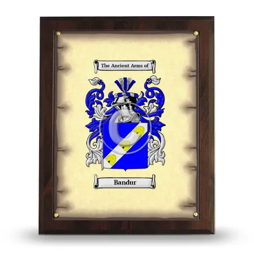 Bandur Coat of Arms Plaque