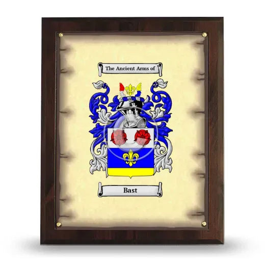 Bast Coat of Arms Plaque