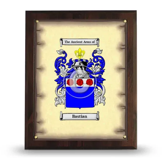 Bastian Coat of Arms Plaque