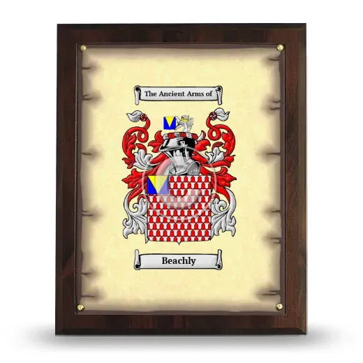 Beachly Coat of Arms Plaque