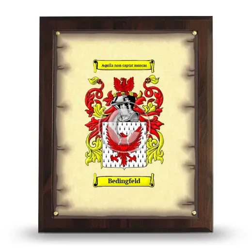 Bedingfeld Coat of Arms Plaque