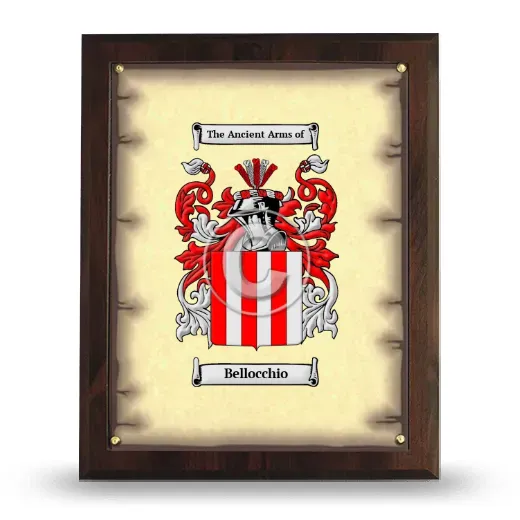 Bellocchio Coat of Arms Plaque