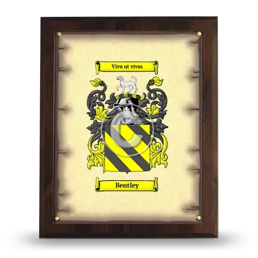 Bentley Coat of Arms Plaque
