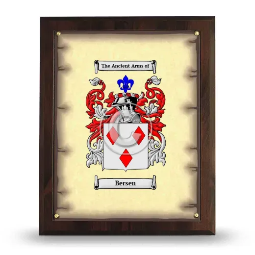 Bersen Coat of Arms Plaque