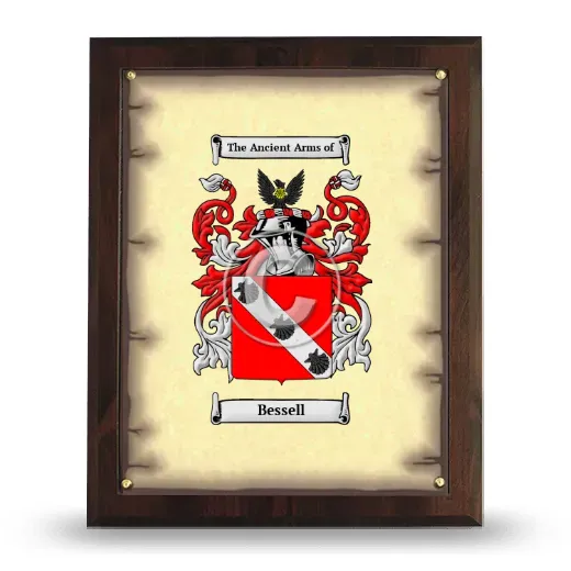 Bessell Coat of Arms Plaque