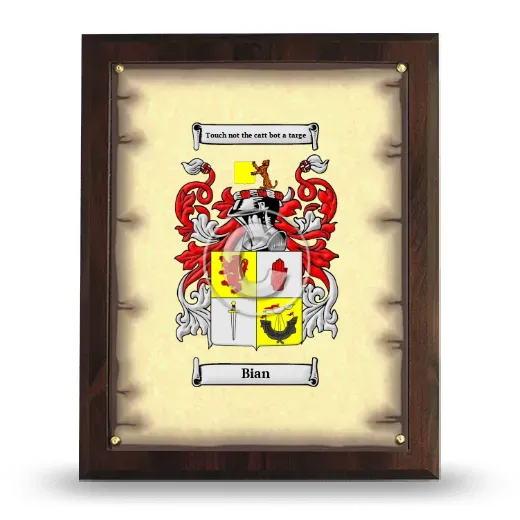 Bian Coat of Arms Plaque