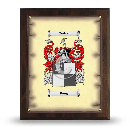 Bong Coat of Arms Plaque