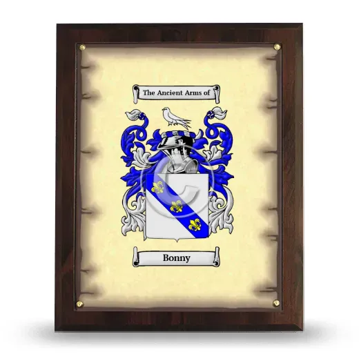 Bonny Coat of Arms Plaque