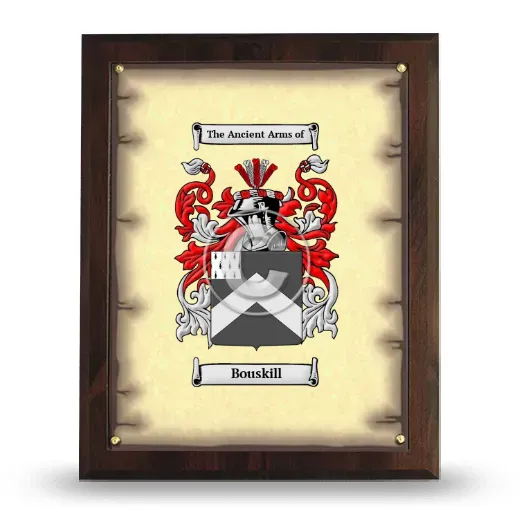 Bouskill Coat of Arms Plaque