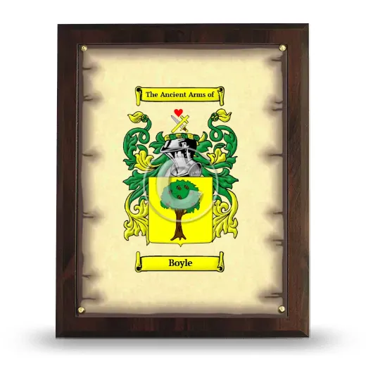 Boyle Coat of Arms Plaque