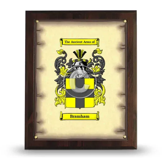 Bramham Coat of Arms Plaque