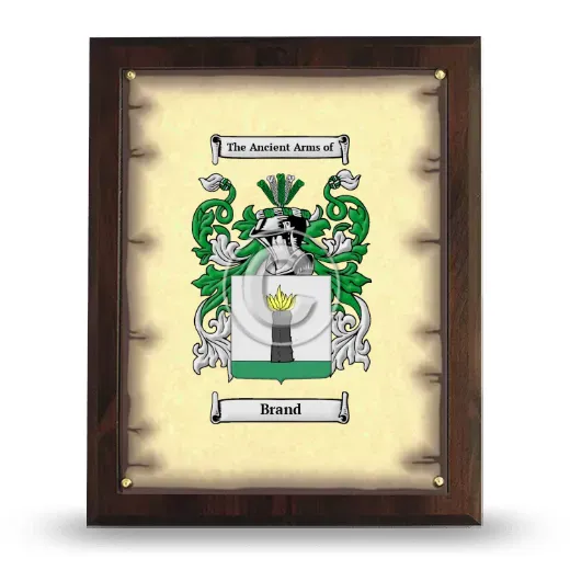 Brand Coat of Arms Plaque