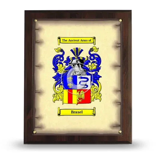 Brasel Coat of Arms Plaque