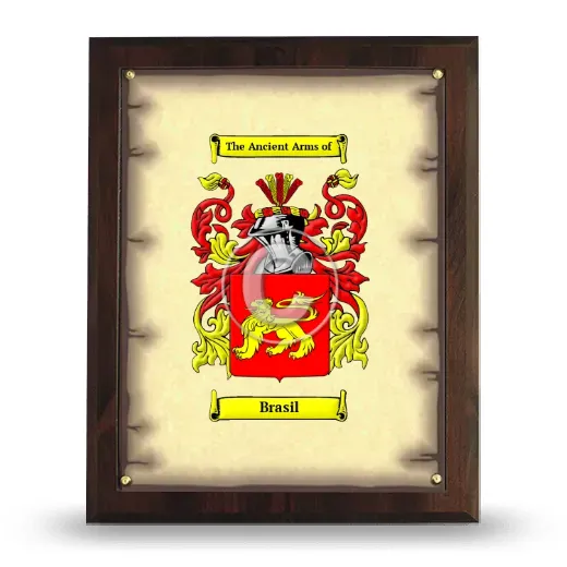 Brasil Coat of Arms Plaque