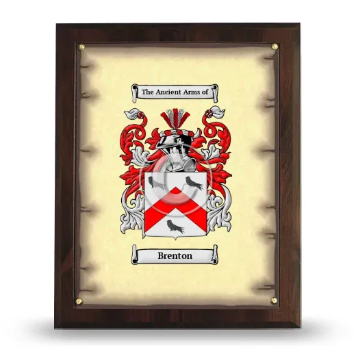 Brenton Coat of Arms Plaque