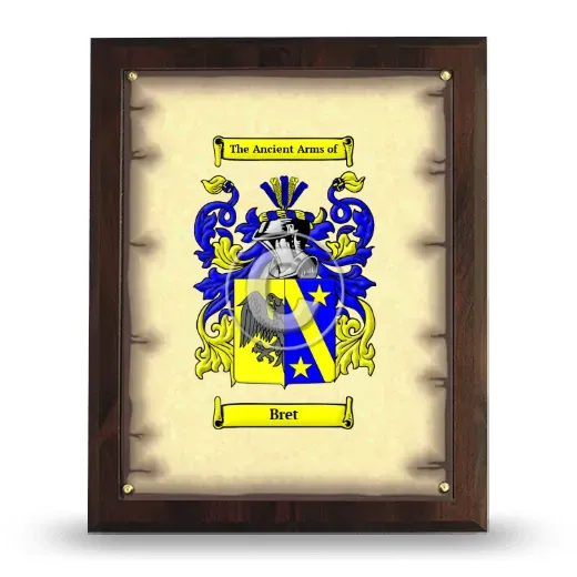 Bret Coat of Arms Plaque