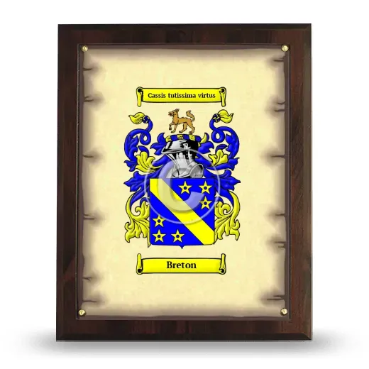 Breton Coat of Arms Plaque