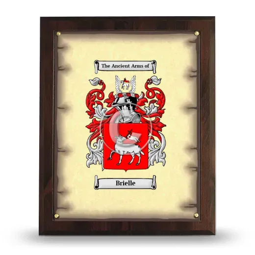 Brielle Coat of Arms Plaque