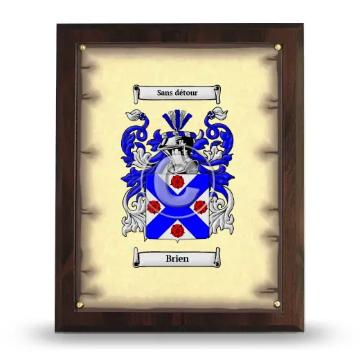 Brien Coat of Arms Plaque