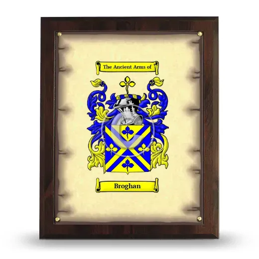 Broghan Coat of Arms Plaque
