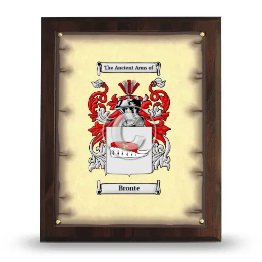 Bronte Coat of Arms Plaque