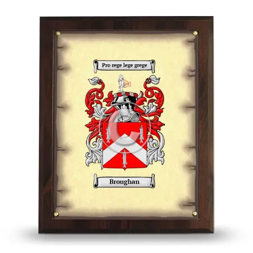 Broughan Coat of Arms Plaque