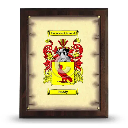 Buddy Coat of Arms Plaque