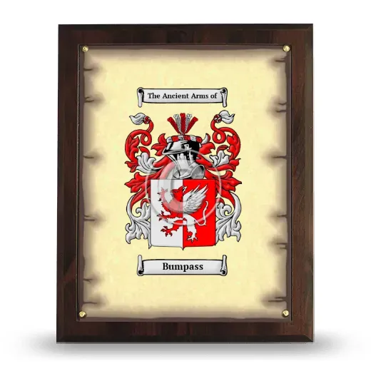 Bumpass Coat of Arms Plaque