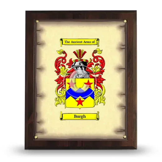 Burgh Coat of Arms Plaque