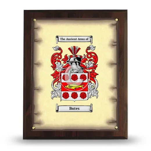 Butes Coat of Arms Plaque